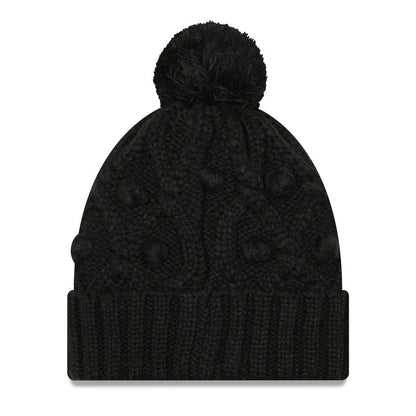 Pittsburgh Steelers New Era Women's Toasty Cuffed Knit Hat with Pom - Black on sale
