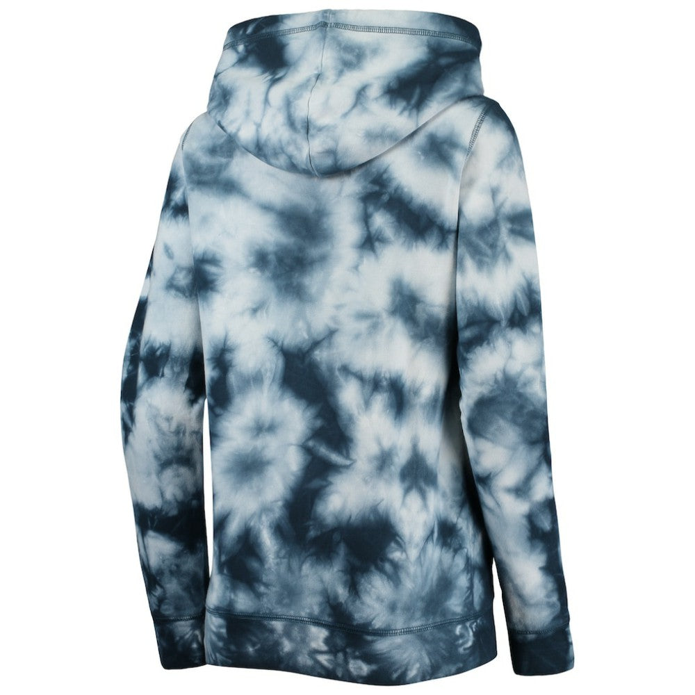 Washington Nationals Women's Tie-Dye Full-Zip Hoodie - Navy | New Era
