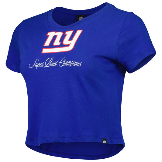 New York Giants New Era Women's Historic Champs T-Shirt - Royal discount