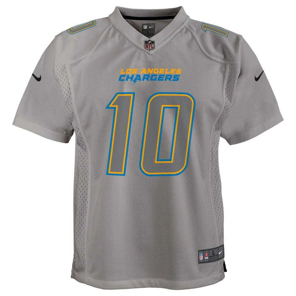 Justin Herbert Los Angeles Chargers Youth Atmosphere Game Jersey - Gray | Nike on sale