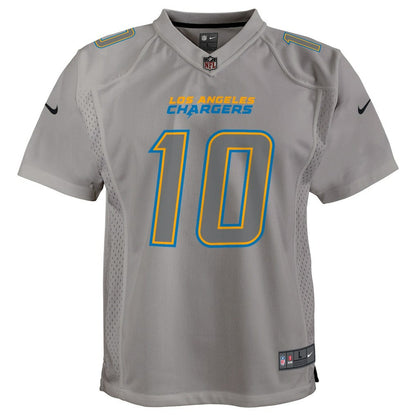 Justin Herbert Los Angeles Chargers Youth Atmosphere Game Jersey - Gray | Nike on sale
