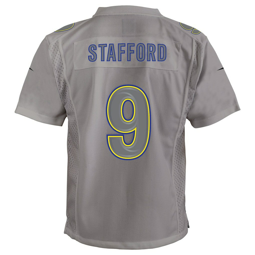 Matthew Stafford Los Angeles Rams Youth Atmosphere Game Jersey - Gray | Nike outlet