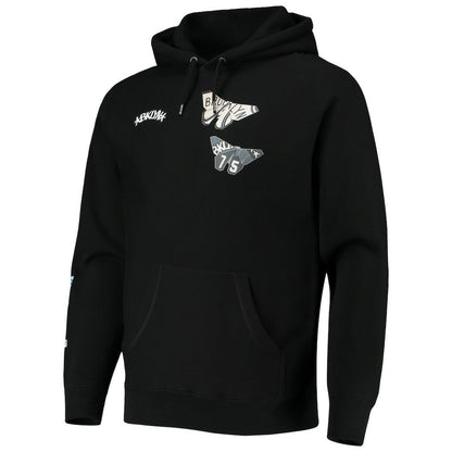 Brooklyn Nets NBA x Sue Tsai Pullover Hoodie - Black shop