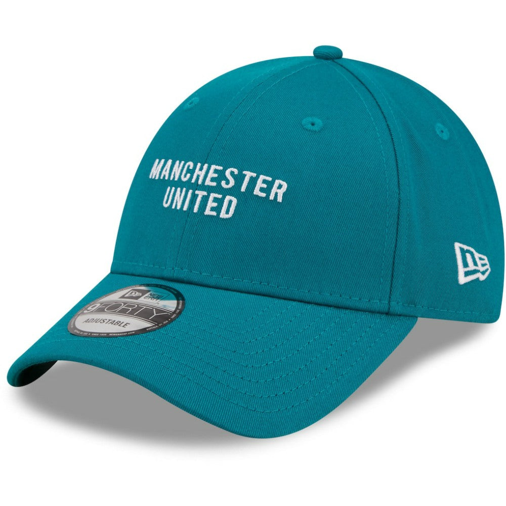 Manchester United New Era Seasonal 9FORTY Adjustable Hat - Turquoise | New Era for sale
