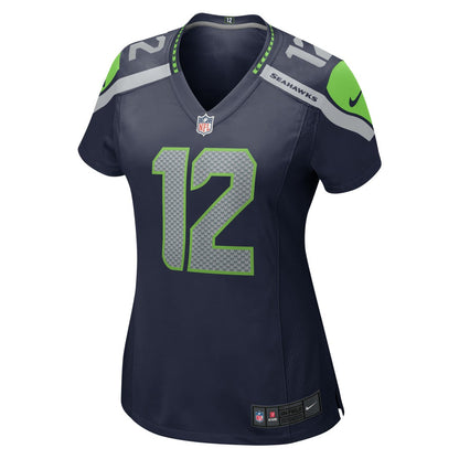12s Seattle Seahawks Women's Player Jersey - Navy | Nike discount