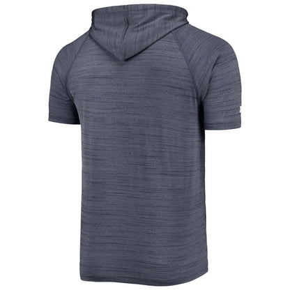 Boston Red Sox Stitches Space-Dye Raglan Hoodie T-Shirt - Navy
