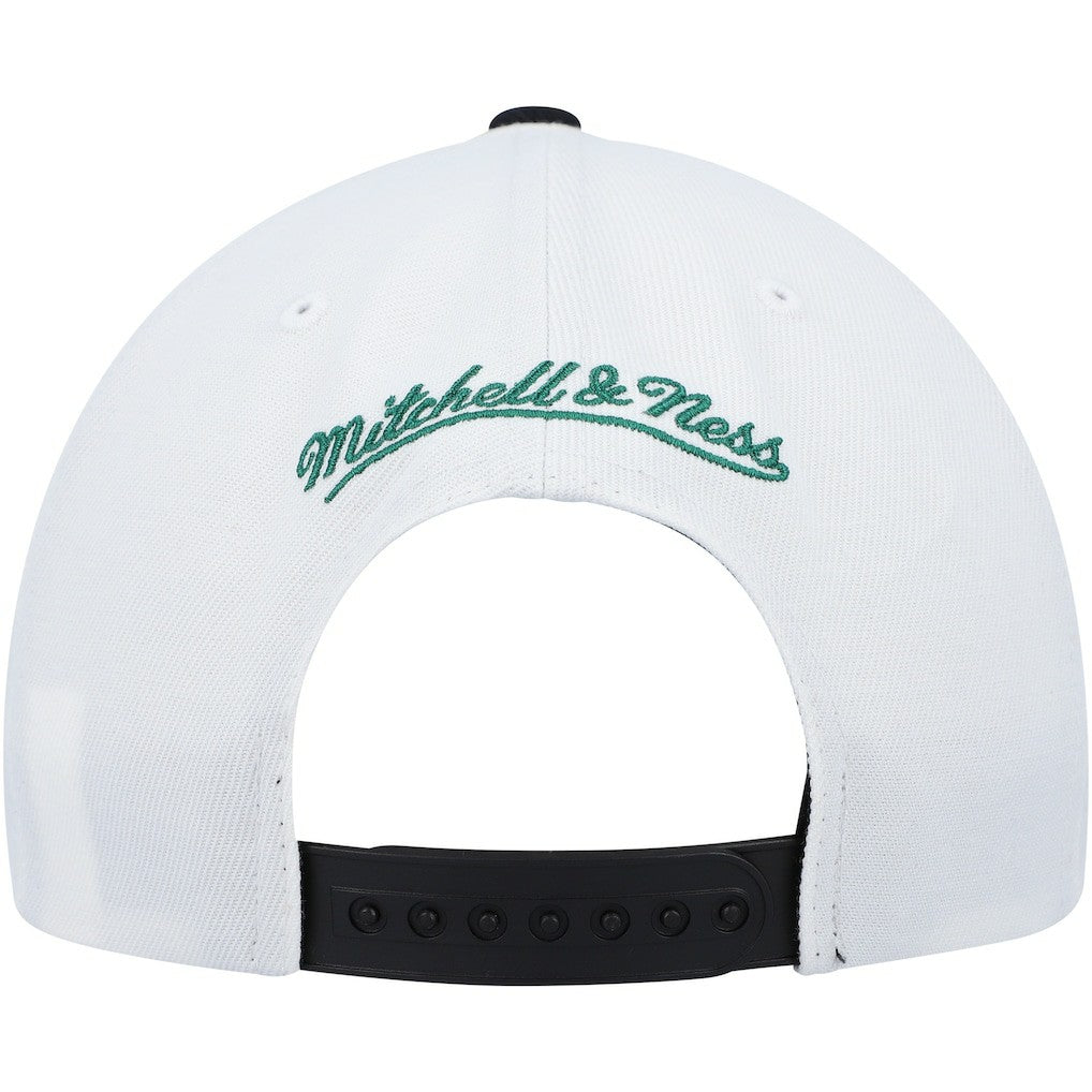 Chicago Bulls Day One Snapback Hat - White/Green | Mitchell & Ness shop