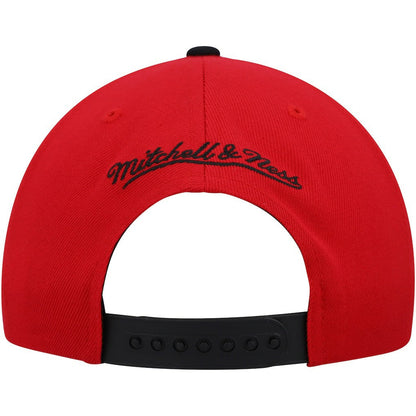 Chicago Bulls Day One Snapback Hat - White/Red | Mitchell & Ness outlet