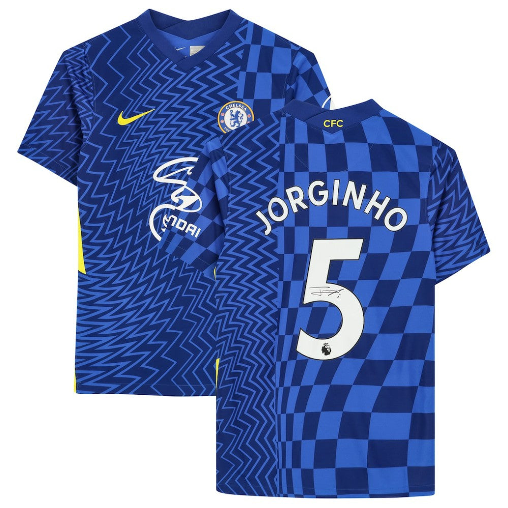 Jorginho Chelsea Autographed 2021-22 Home Jersey | Fanatics for sale