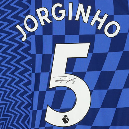 Jorginho Chelsea Autographed 2021-22 Home Jersey | Fanatics for sale