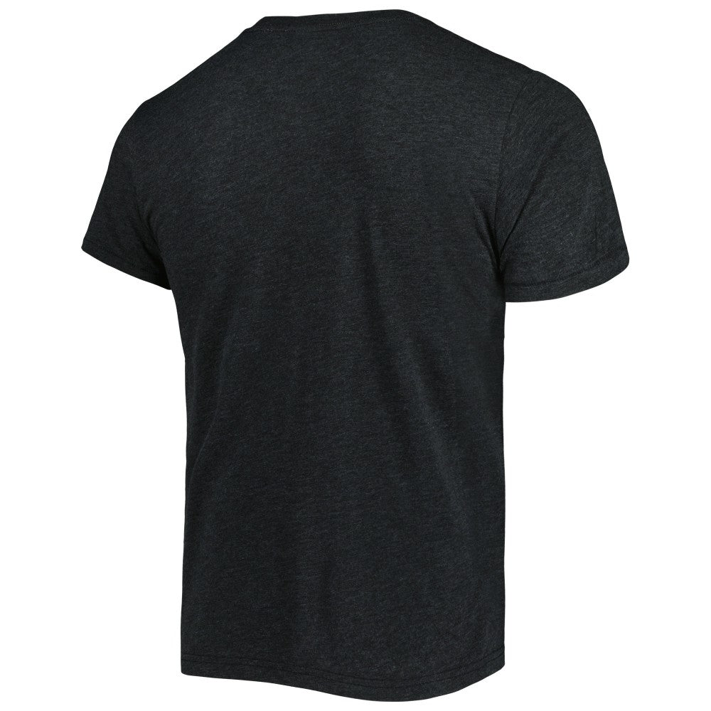 Miami Marlins Homage Hand-Drawn Logo Tri-Blend T-Shirt - Charcoal