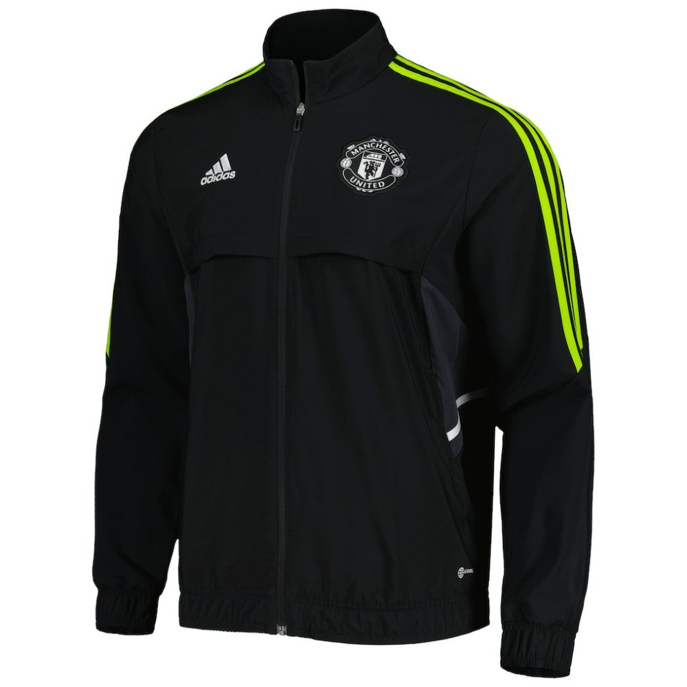 Manchester United Presentation AEROREADY Full-Zip Jacket - Black | Adidas online