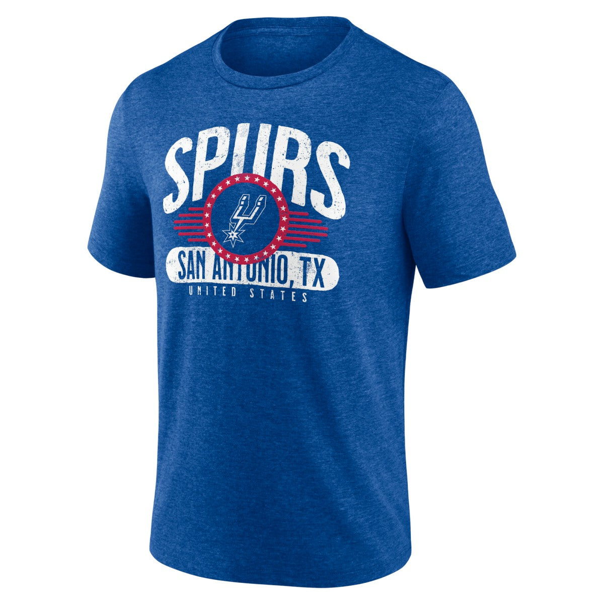 San Antonio Spurs Badge of Honor Tri-Blend T-Shirt - Royal outlet