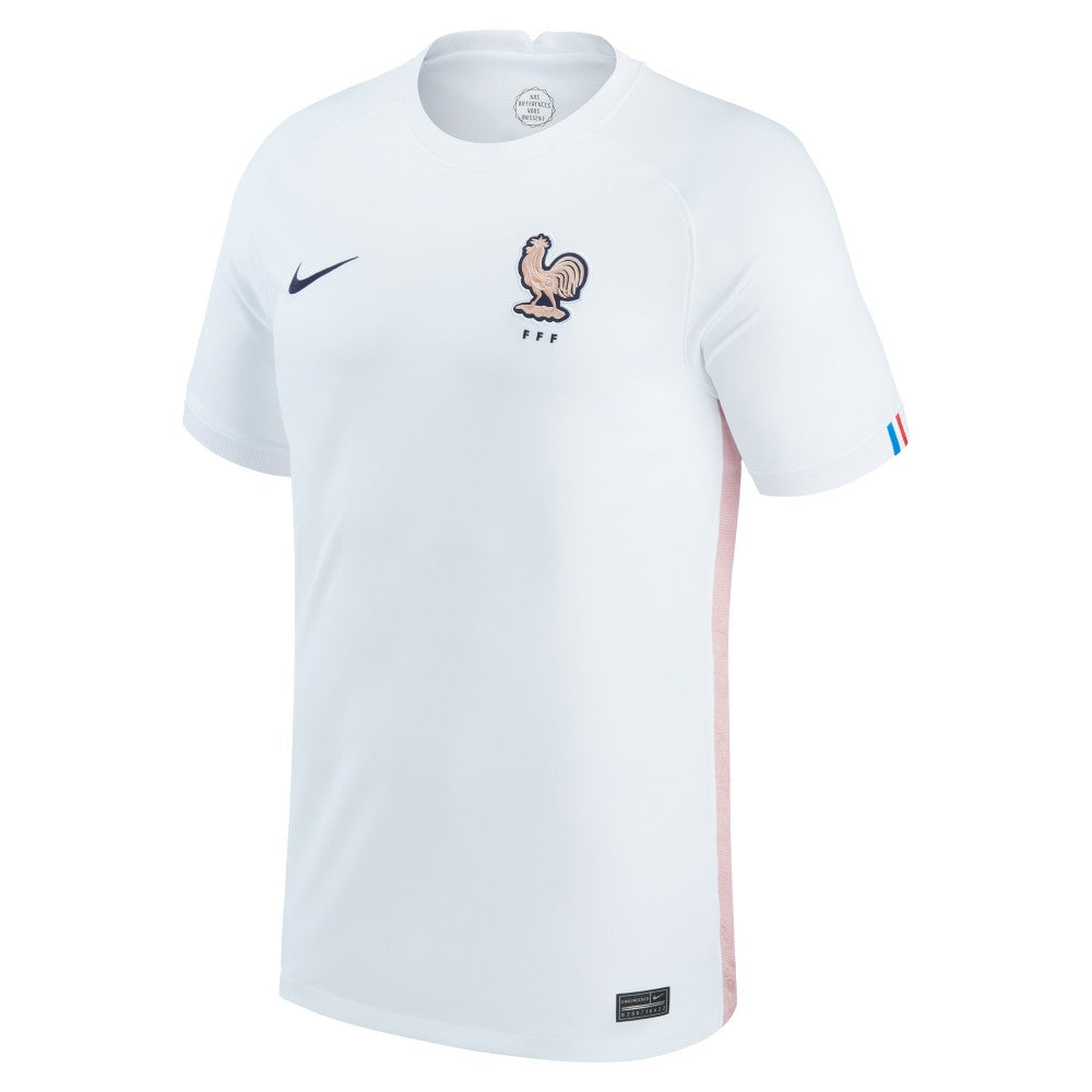 France Women's National Team 2022/23 Away Replica Blank Jersey - White | Nike sale