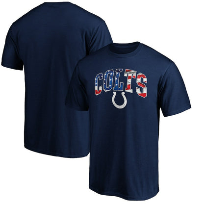 Indianapolis Colts Banner Wave Logo T-Shirt - Navy cheap