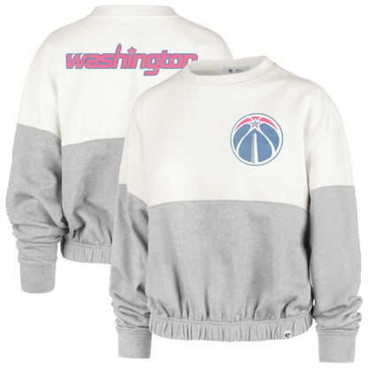 Washington Wizards '47 Women's City Edition Take Two Bonita Sweatshirt - Cream | 47 brand sale