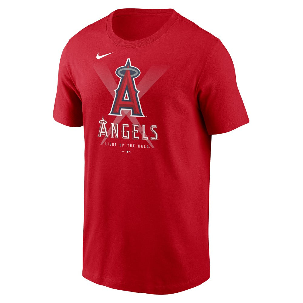 Los Angeles Angels Light Up the Halo Local Team T-Shirt - Red | Nike