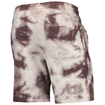Cleveland Browns New Era Tie-Dye Shorts - Brown for sale