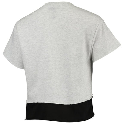 Chicago White Sox Refried Apparel Women's Cropped T-Shirt - Heathered Gray