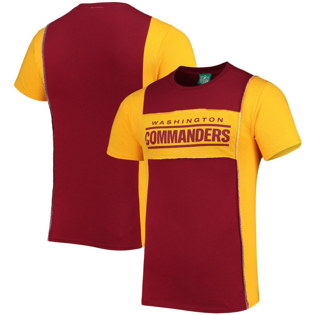 Washington Commanders Refried Apparel Split Side T-Shirt - Burgundy sale