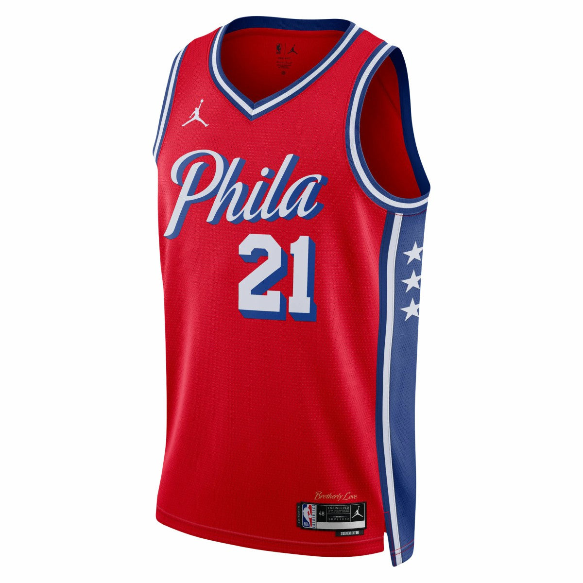 Joel Embiid Philadelphia 76ers Jordan Brand Unisex Swingman Jersey - Statement Edition - Red outlet