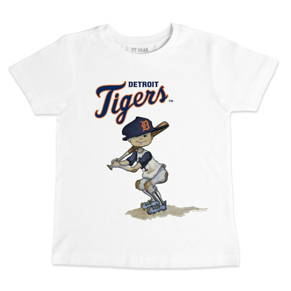 Detroit Tigers Tiny Turnip Youth Team Slugger T-Shirt - White