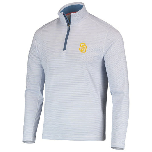 San Diego Padres Vineyard Vines Sankaty Quarter-Zip Sweatshirt - Navy