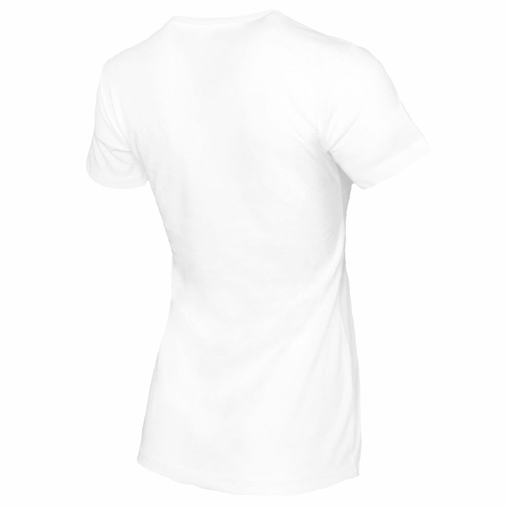 Cincinnati Reds Tiny Turnip Women's Stacked T-Shirt - White
