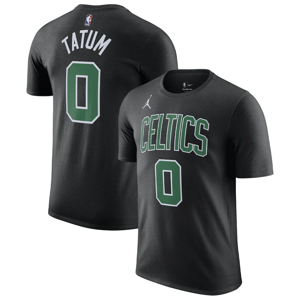 Jayson Tatum Boston Celtics Jordan Brand 2022/23 Statement Edition Name & Number T-Shirt - Black for sale