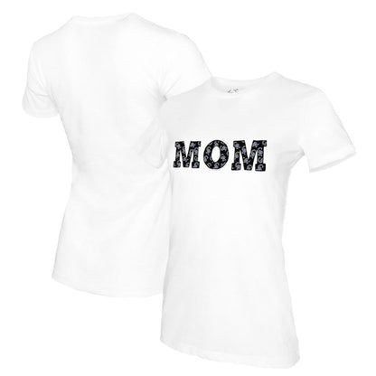 Colorado Rockies Tiny Turnip Women's Mom T-Shirt - White