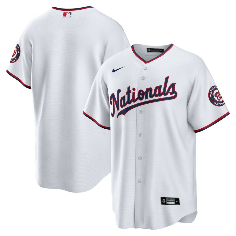 Washington Nationals Home Blank Replica Jersey - White | Nike