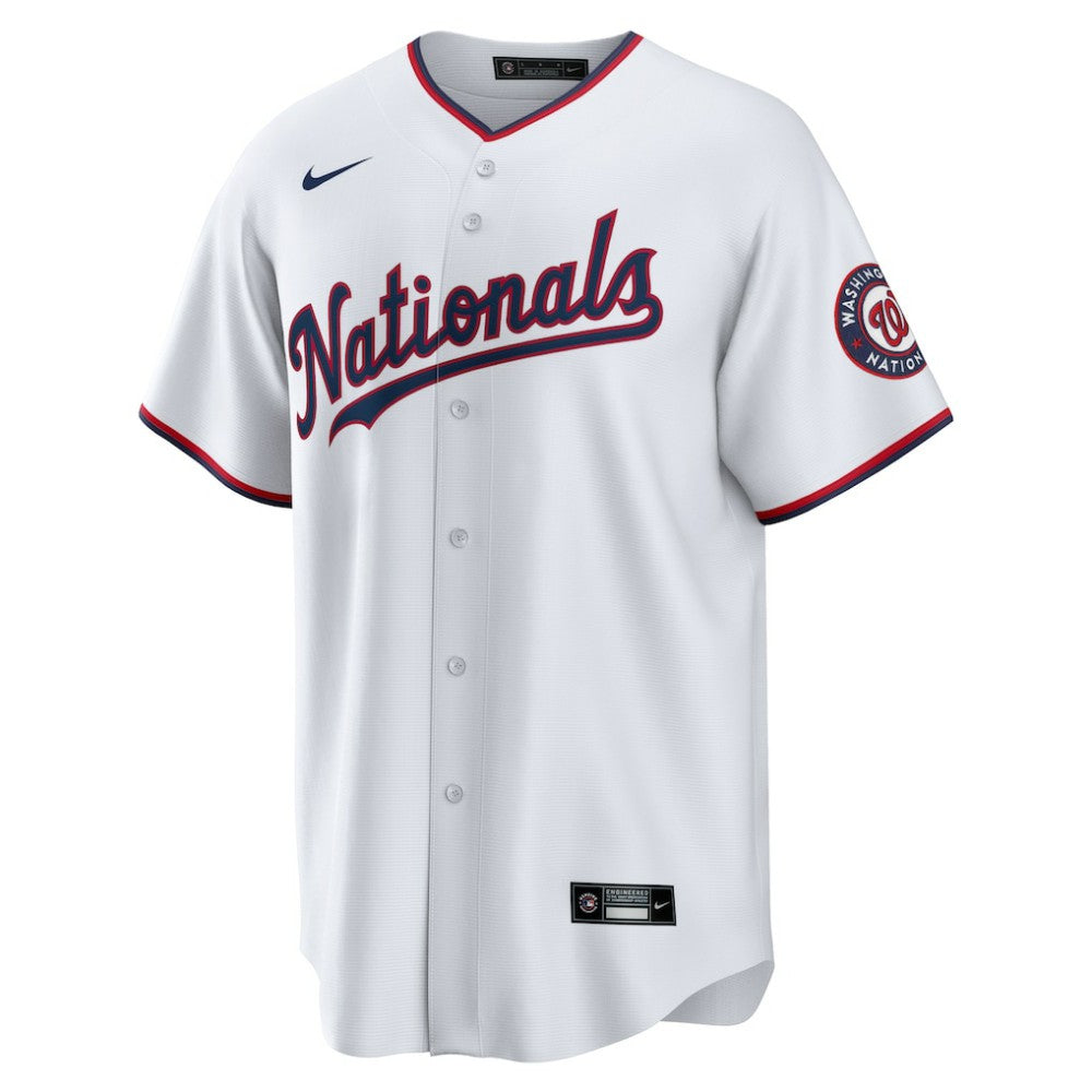 Washington Nationals Home Blank Replica Jersey - White | Nike