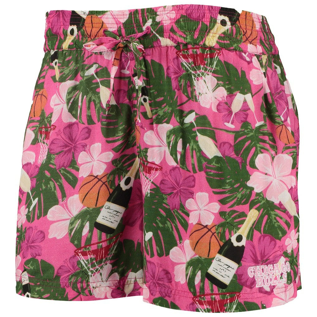 Chicago Bulls Lusso Women's Finley-Frankie Party Top & Shorts Set - Pink shop