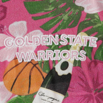 Golden State Warriors Lusso Women's Finley-Frankie Party Top & Shorts Set sale - Pink shop