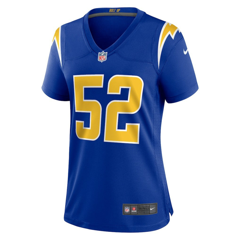 Khalil Mack Los Angeles Chargers Women's Alternate Game Jersey - Royal | Nike sale