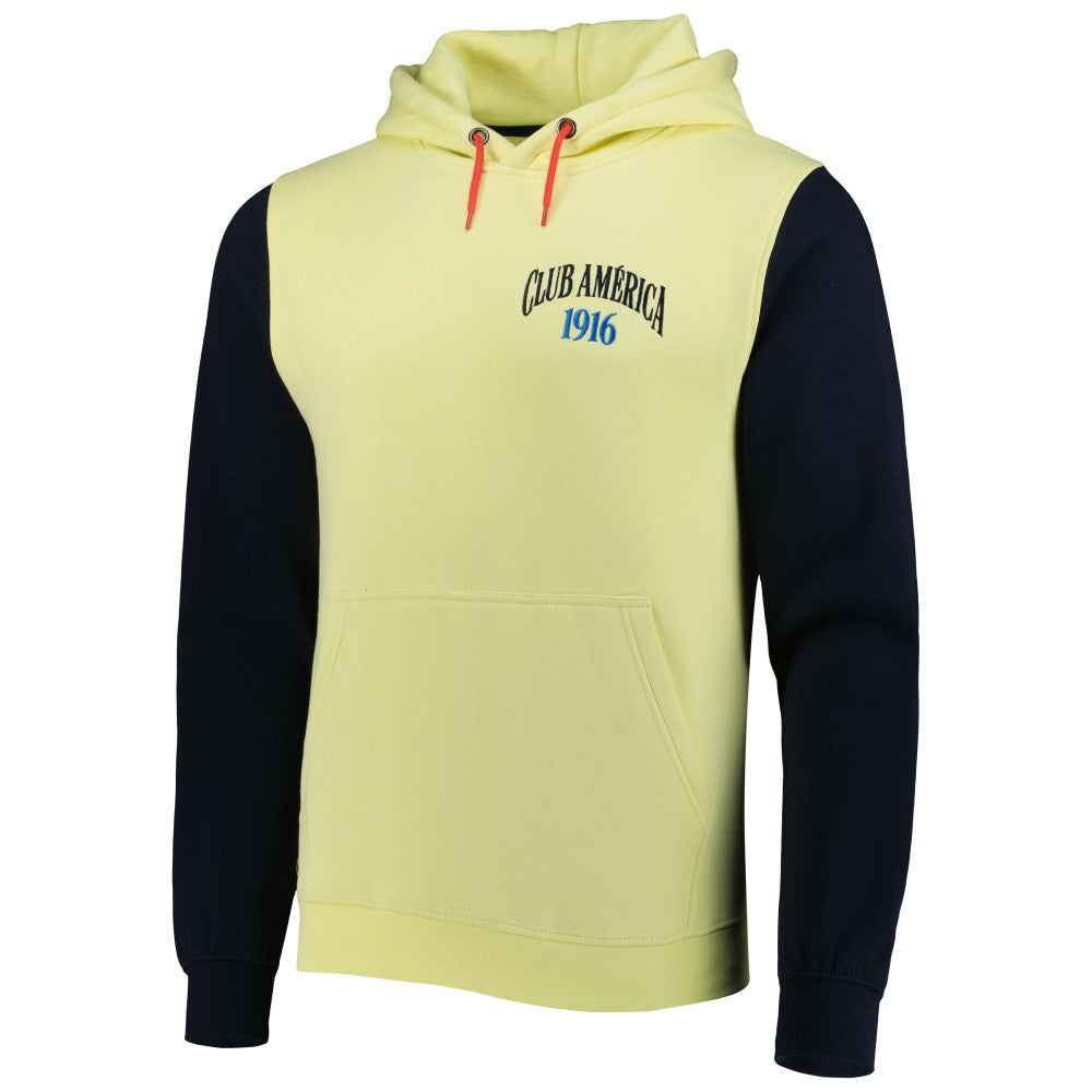 Club America Retro Raglan Pullover Hoodie - Yellow online