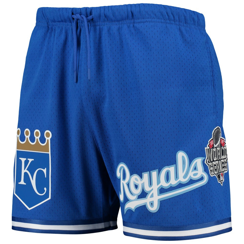 Kansas City Royals Pro Standard 2015 World Series Mesh Shorts - Royal