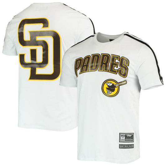 San Diego Padres Pro Standard Taping T-Shirt - White/