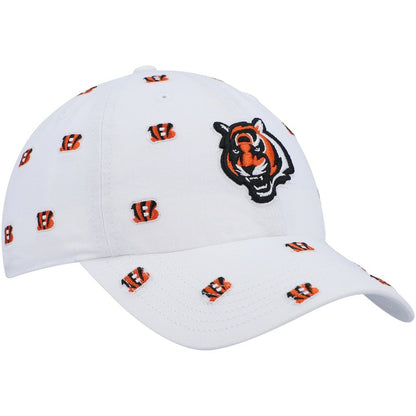 Cincinnati Bengals '47 Women's Confetti Clean Up Adjustable Hat - White sale