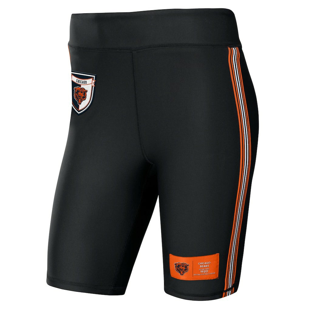 Chicago Bears WEAR by Erin Andrews Women's Biker Shorts - Black outlet
