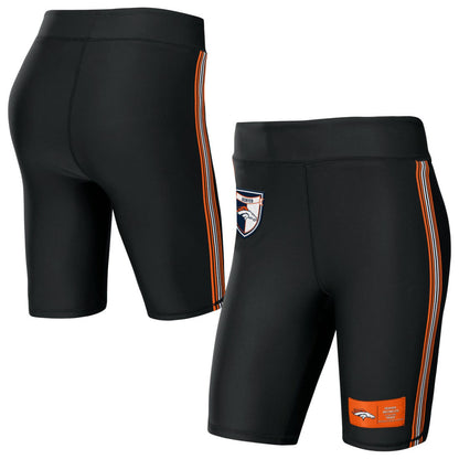 Denver Broncos WEAR by Erin Andrews Women's Biker Shorts - Black online