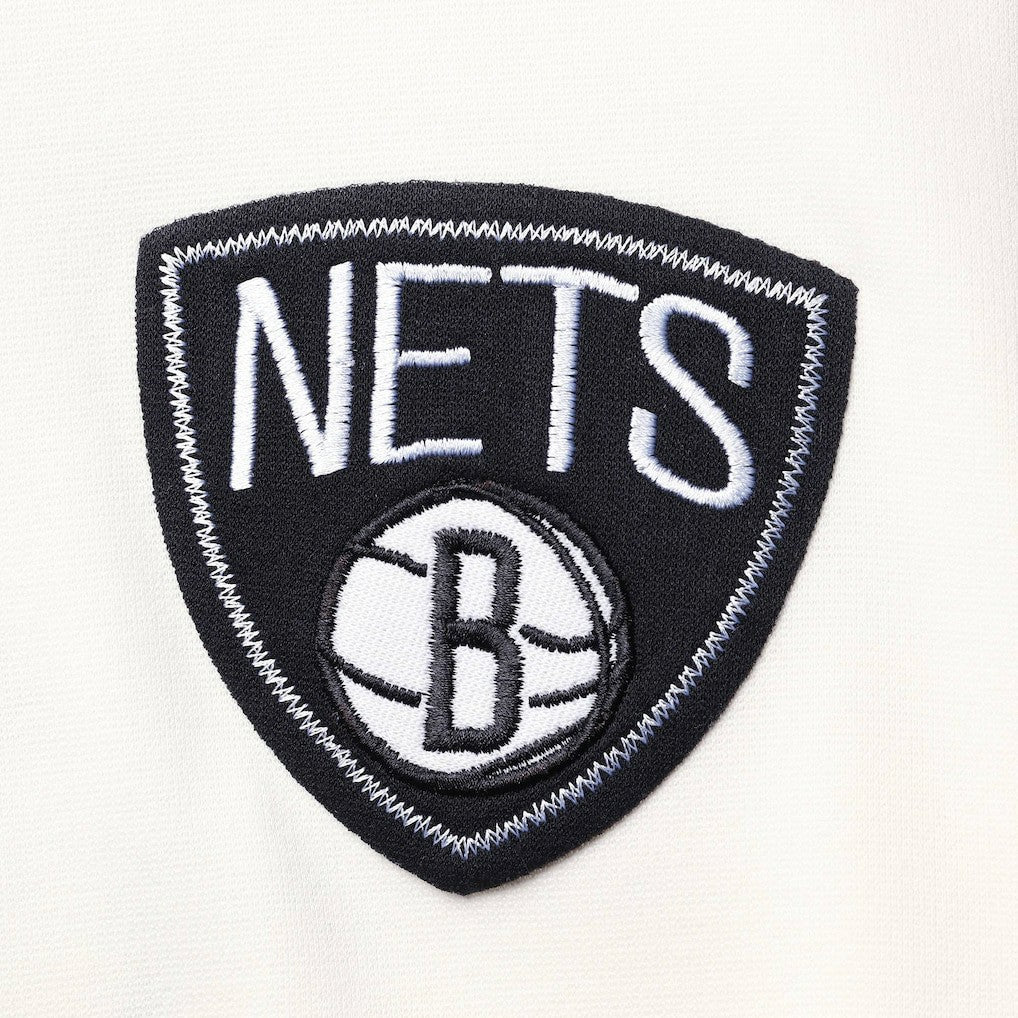 Brooklyn Nets FISLL Double Dribble Dip-Dye Pullover Hoodie - Oatmeal online