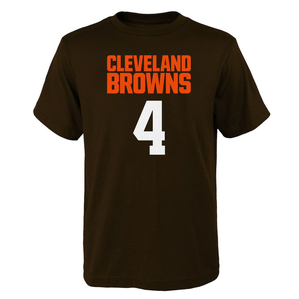 Deshaun Watson Cleveland Browns Youth Mainliner Player Name & Number T-Shirt - Brown online