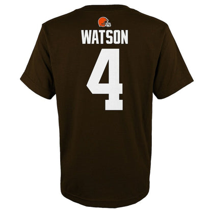 Deshaun Watson Cleveland Browns Youth Mainliner Player Name & Number T-Shirt - Brown online