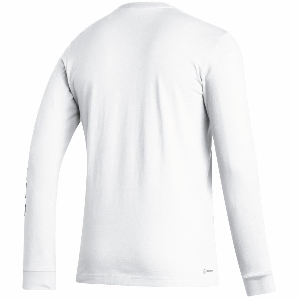 Juventus Team Crest Long Sleeve T-Shirt - White | Adidas sale
