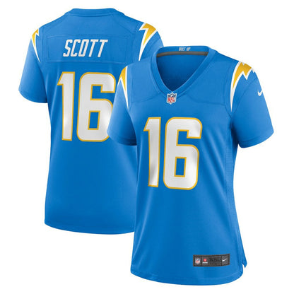 JK Scott Los Angeles Chargers Women's Game Jersey - Powder Blue | Nike for sale