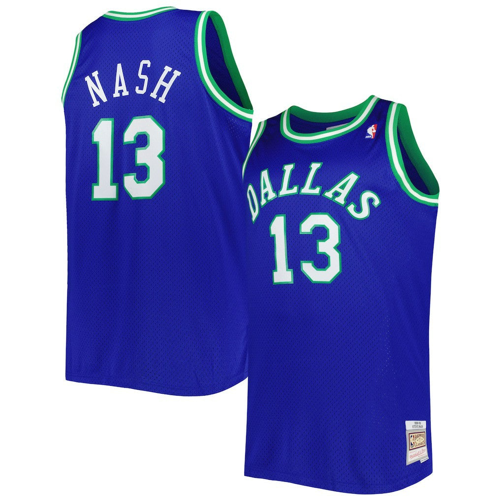 Steve Nash Dallas Mavericks Big & Tall Hardwood Classics 1998/99 Swingman Jersey sale - Blue | Mitchell & Ness cheap