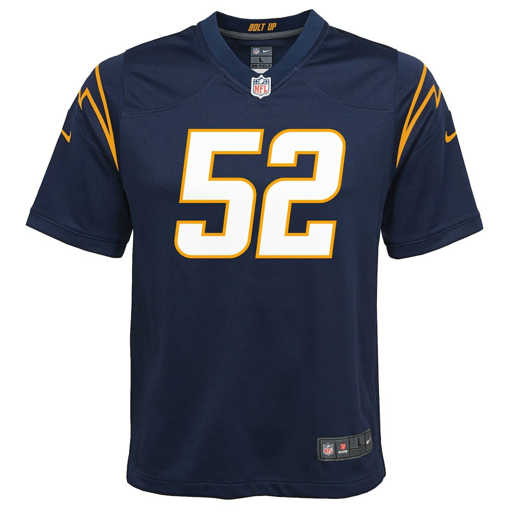 Khalil Mack Los Angeles Chargers Youth Game Jersey - Navy | Nike for sale