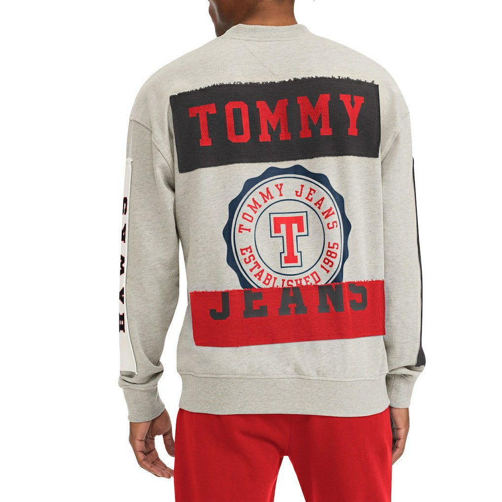 Atlanta Hawks Tommy Jeans James Patch Pullover Sweatshirt - Gray cheap