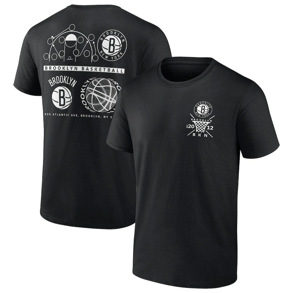 Brooklyn Nets Court Street Collective T-Shirt - Black | Fanatics on sale